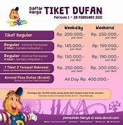 Berapa Harga Tiket Premium Dufan