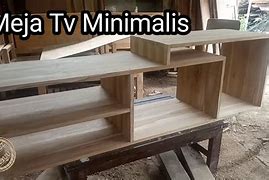 Membuat Meja Tv Minimalis Sendiri