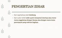 Zihar Artinya Dalam Islam